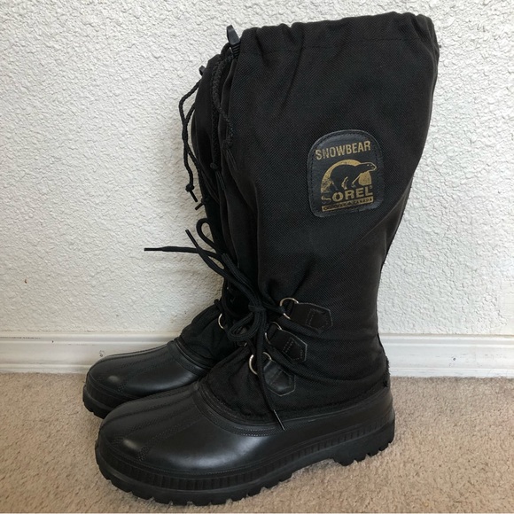 Sorel Snow Bear Insulated Steel Shank Heavy Duty Winter Boots - Picture 4 of 9